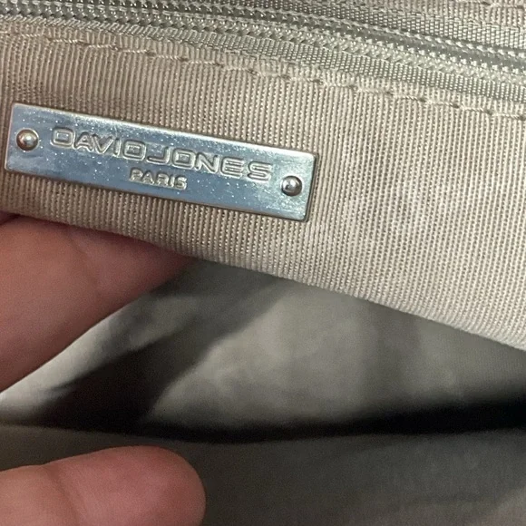 David Jones Vegan Leather Satchel Bag. - Picture 8 of 16